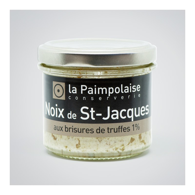 Tartinable de Noix de St-Jacques aux brisures de truffes livraison 24h