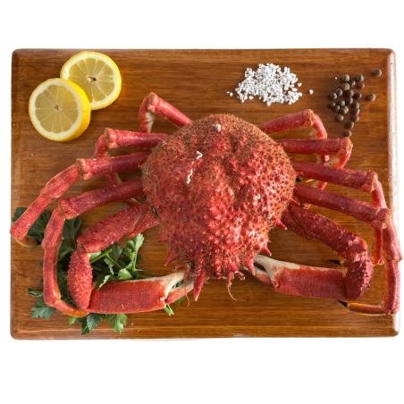 spider crab cooked