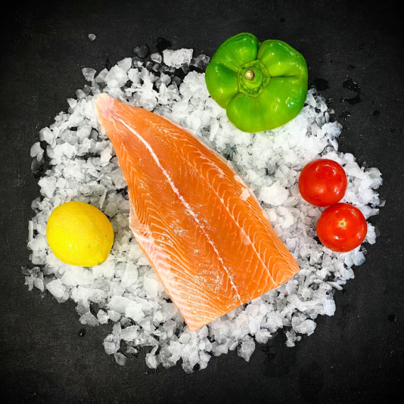 Filet de Saumon label rouge - Achat Vente de saumon frais sur Luximer
