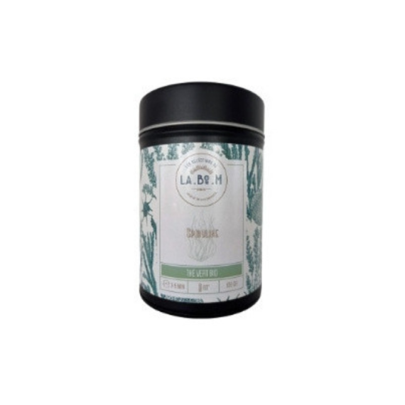 Organic green tea with spirulina - 100g