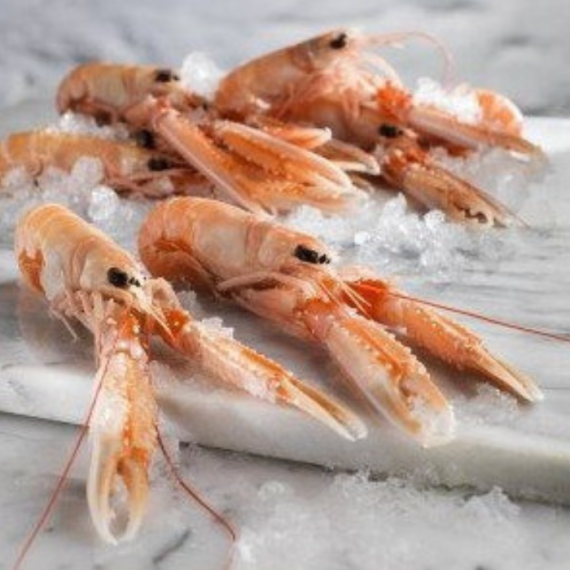 Langoustines Grosses Crues - Décongelées - 1kg