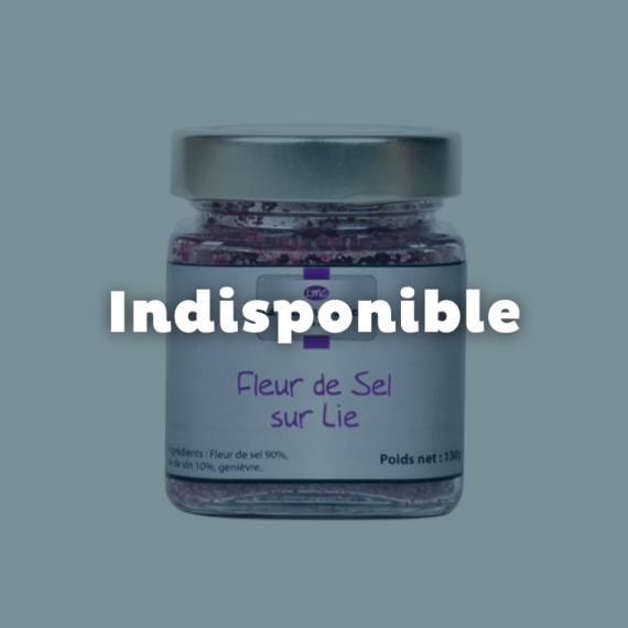 Fleur de sel sur lies – 130g