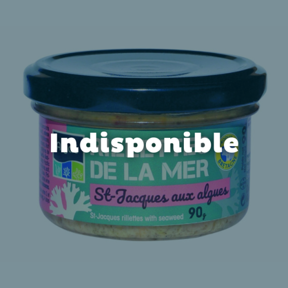 Rillettes de st jacques aux algues marines - 90g