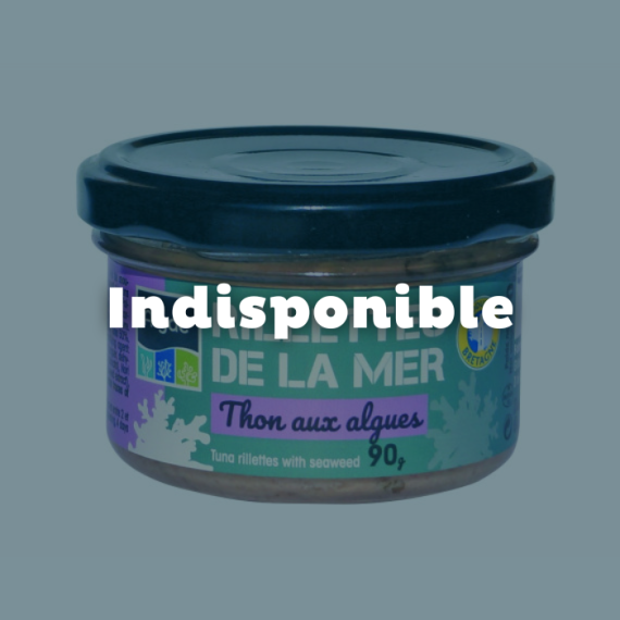 Rillettes de thon aux algues marines - 90g